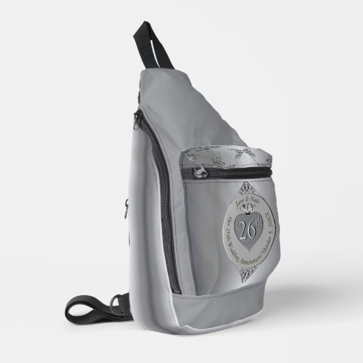 第25回シルブリィ結婚ズ記念プリントカットソーバッグ スリングバッグ (左コーナー)