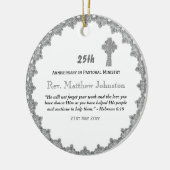 第25回叙事記念日パーソナライズされた聖なる書物、 経典 セラミックオーナメント (左)