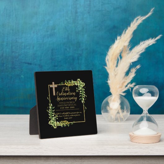 第25回叙勲記念司祭ギフトカスタマイズ フォトプラーク (インサイチュ)