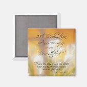 第25回叙勲記念司祭リリー マグネット (正面/裏面)