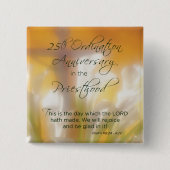 第25回叙勲記念司祭リリー 缶バッジ (正面)