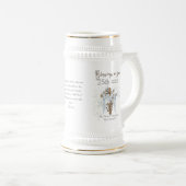 第25回叙勲記念牧師 ビールジョッキ (正面右)