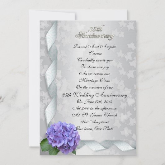 第25回発願リニューアル招待状 招待状 (正面)