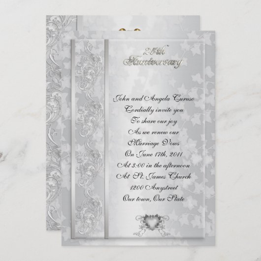 第25回発願 招待状 (正面/裏面)