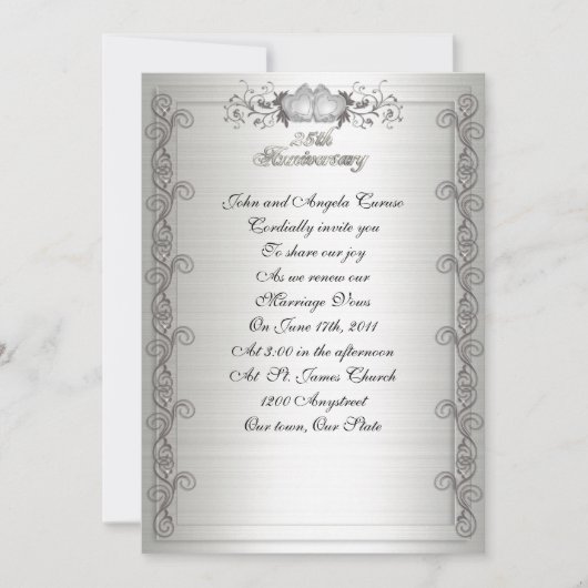 第25回発願 招待状 (正面)