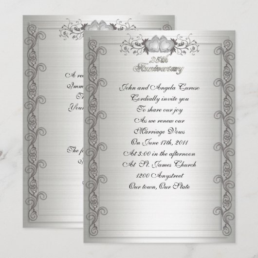 第25回発願 招待状 (正面/裏面)