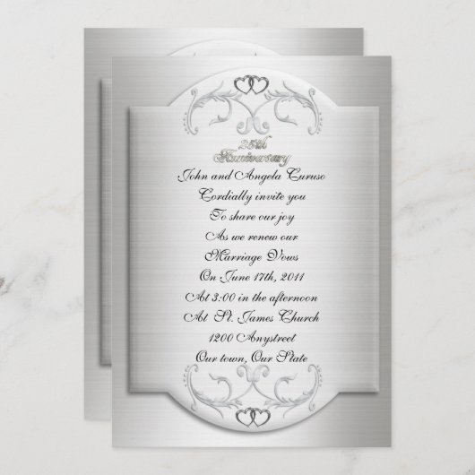 第25回発願 招待状 (正面/裏面)