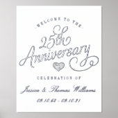 第25回結婚シルバー実在祭 箔ポスター (正面)