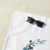 第25回結婚ユーカリリース ビーチタオル (インサイチュ)