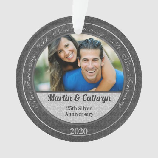 第25回銀周年記念写真クリスマス オーナメント (正面)