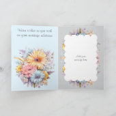 第25回銀周年記念花グレイ青 カード (内部)