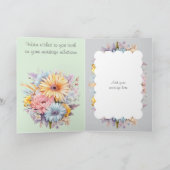 第25回銀周年記念花グレイ・グリーン カード (内部)