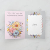 第25回銀回記念フラワーズグレーピンク カード (内部)