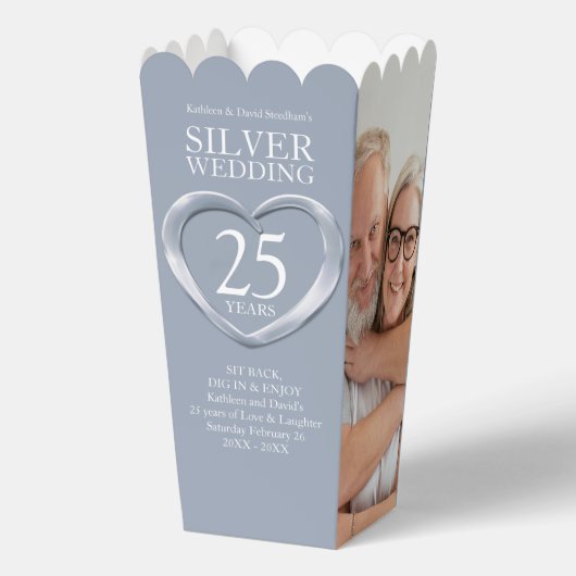 第25回銀結婚周年記念ハート フェイバーボックス (裏面)