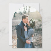 第25回銀結婚周年記念ハート 招待状 (裏面)