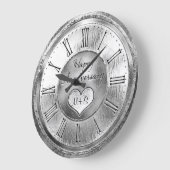 第25回銀結婚行記念時計 ラージ壁時計 (傾斜)