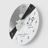 第25回銀結婚行記念 ラージ壁時計 (傾斜)