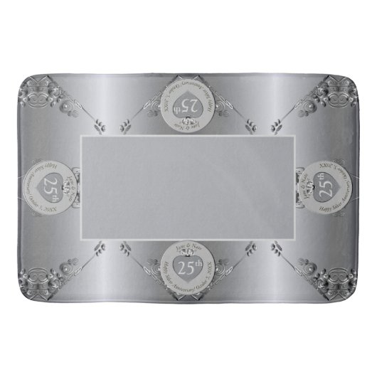 第25回銀結婚行風呂マット バスマット (正面)