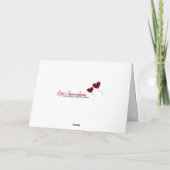 第25回銀結婚記念ハート カード (裏面)