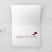 第25回銀結婚記念ハート カード (内部)