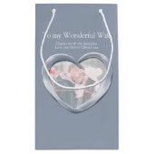 第25回銀結婚記念写真抱き枕 スモールペーパーバッグ (裏面)