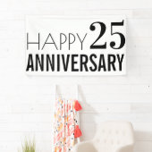 第25回銀結婚記念日パーティー   横断幕 (インサイチュ)