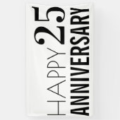 第25回銀結婚記念日パーティー   横断幕 (縦)