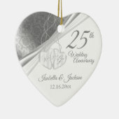 第25回銀結婚記念日 セラミックオーナメント (右)