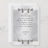 第25回願リニューアル銀バラ フォーマル 招待状 (裏面)