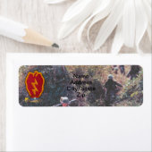 第25回INF DIV歩兵師団退役軍人ベトナム ラベル (インサイチュ)