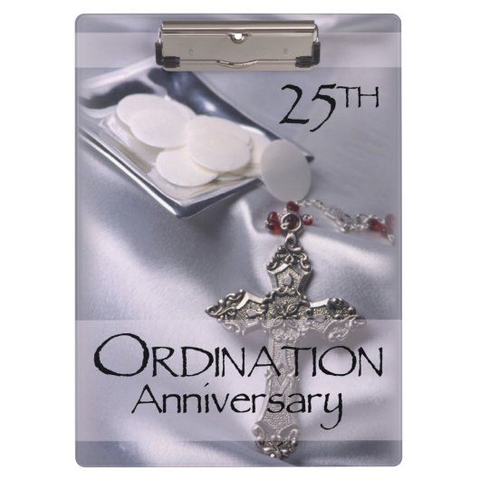 第25回Ordination Anniversaryクロスホスト クリップボード (正面)