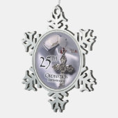 第25回Ordination Anniversaryクロスホスト スノーフレークピューターオーナメント (右)