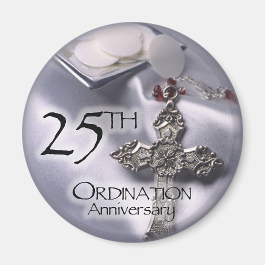 第25回Ordination Anniversaryクロスホスト マグネット (正面)
