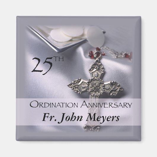 第25回Ordination Anniversaryクロスホスト マグネット (正面)