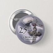 第25回Ordination Anniversaryクロスホスト 缶バッジ (正面&裏面)