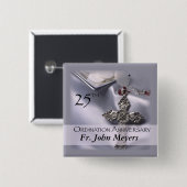 第25回Ordination Anniversaryクロスホスト 缶バッジ (正面&裏面)