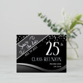 第25期クラス懇親会エレガントブラック 箔シーズンポストカード (立ち正面)