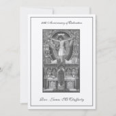 第25期司祭叙勲記念授与式 招待状 (正面)