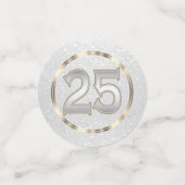 第25期白黒グリッター コンフェッティ (スモール正面)