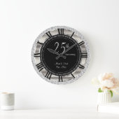 第25期記念シルバー ラージ壁時計 (ホーム)