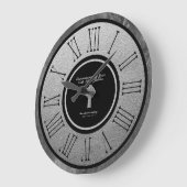 第25期銀ジュビリー叙勲記念記念カスタム会 ラージ壁時計 (傾斜)