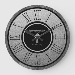 第25期銀ジュビリー叙勲記念記念カスタム会 ラージ壁時計
