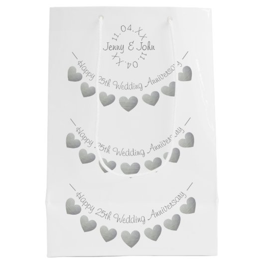 第25期銀結婚行白番 ミディアムペーパーバッグ (裏面)