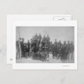 第25歩兵のブラック「バッファロー兵」 ポストカード (正面/裏面)