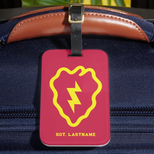 第25歩兵師団カスタム隊 ラゲッジタグ (正面インサイチュ2)