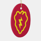 第25歩兵師団クリスマス セラミックオーナメント (右)