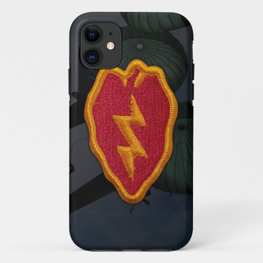 第25歩兵師団ナムパッチ Case-Mate iPhoneケース (裏面)