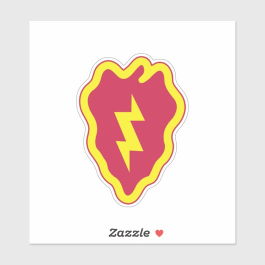 第25歩兵師団バッジ シール (シート)