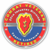 第25歩兵師団退職した シール (正面)