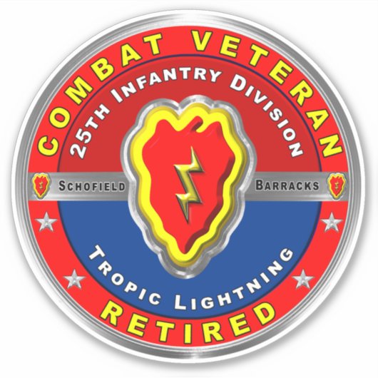 第25歩兵師団退職した シール (正面)